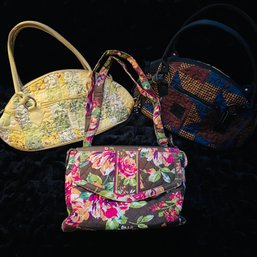 Donna Sharp And Vera Bradley Quilted Handbags (Box 11)