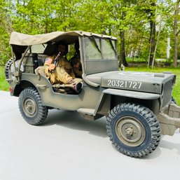 Wow! Vintage GI Joe Combat Jeep With Action Figures & Accesories (BsmtEntry)