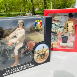 Unopened GI Joe Classic Collection Harley Davidson Courier  D Day Salute Figure (BsmtEntry)