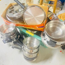 Large Lot Of Pans, Pots & Lids - Dansk, Cuisinart & More