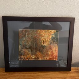 Framed Art 'Autumn Woods' By Cynthia Steil (upstairs)