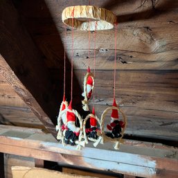 Adorable Vintage Holiday Elf Mobile (attic)