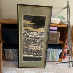 Large Framed Asian Panel (upstairs)