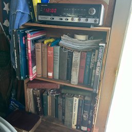 Book Lot With Clock Radio (garage 2)