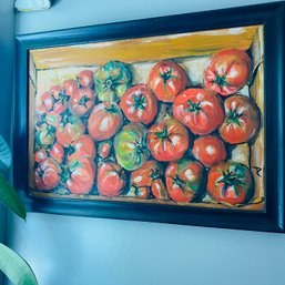 Tomatoes! Vegetable Themed Black Framed Wall Art (Kitchen)