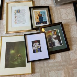 Assorted Framed Art Pieces (upstairs)