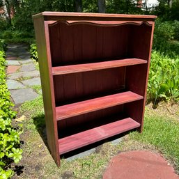 Red Toned Bookshelf - See Description (BSMT Back)