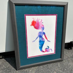 Framed Mermaid Wall Art (Garage)