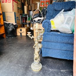 Vintage Cherub Lamp (Garage)