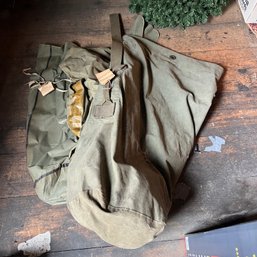 Vintage Military Laundry Bag (attic)