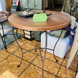 Patio Table With Contents (Porch)