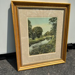 Framed Wallace Nutting Bonny Dale Art (Garage)