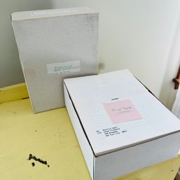 'Rosamund' Original And Final Typed Manuscripts With Handwritten Author Notes (Box A)