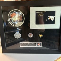 Set Of 4 Framed NASA Commemorative Shadow Boxes/wall Art (BR2)