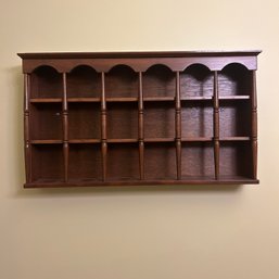 Wooden Wall Display Shelf (DR)