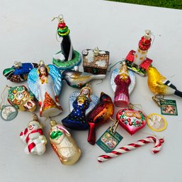Nice Vintage Lot Of Christmas Ornaments In Great Condition, Some From Germany (BSMT Entry)