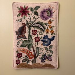 Vintage Handmade Needlepoint Wall Hanging (DR)