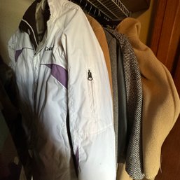 Women's Outerwear Lot Including LL Bean, Columbia, And More (Coat Closet)