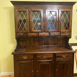 Stunning Vintage NATHAN HALE Wooden Hutch (DR)