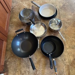 Assorted Pots, Pans, Wok, Strainers - Including KitchenAid & Cuisinart (Kitchen)