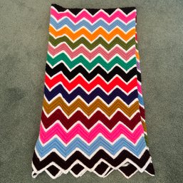 Vibrant Crochet Blanket (LR)