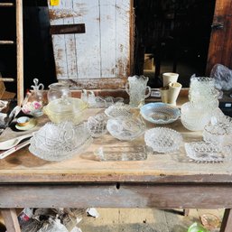 Vintage Cut Glass And Other Pieces (Zone 6)