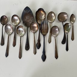 Assorted Vintage Silverware Including Several Sterling (Porch)