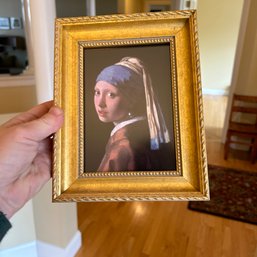 Petite Framed VERMEER Reproduction 'Girl With A Pearl Earring' (front Room)
