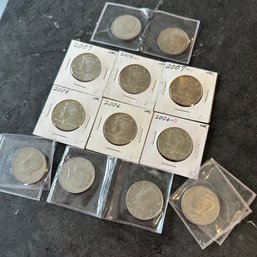 Lot Of Kennedy Half-Dollar Coins (IS)