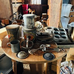 Vintage Metal Cookware And Other Pieces (Zone 6)
