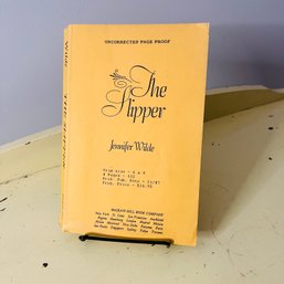 Uncorrected Proof Of 'The Slipper' By Jennifer Wilde, Friend Of Small
