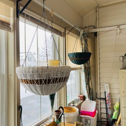 Pair Of Hanging Baskets (porch)