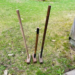 Heavy Mallets With Long Handles - Set Of 3