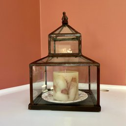 Glass Terrarium With Candle (FR)