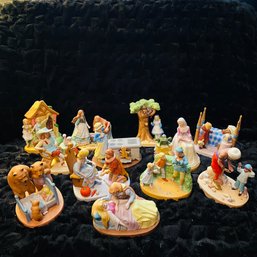 Complete Vintage Danbury Mint Fairy Tale Figurine Collection (Orange Bin)