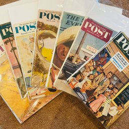 Set Of Vintage Saturday Evening Post Magazines From The 30's, 40's  50's! (EF - LR2)