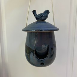 Blue Ceramic Hanging Planter (FR)