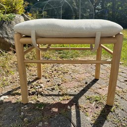 Target Footstool Or Small Bench With Cushion (OA)