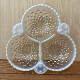 Vintage Hobnail Milk Glass Candy Dish (OA)