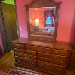 Large Bedroom Dresser With Mirror - Contents Not Incl. (MB)