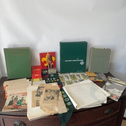 Lot Of Vintage Boy Scouts And Girl Scouts Documents And Memorabilia (NK)