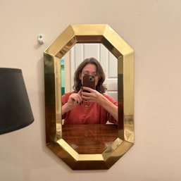 Gold Tone Wall Mirror (Entry)