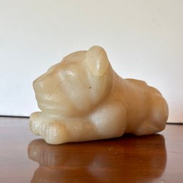 Lion Cub Statue, Marble Type Media (DR)