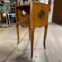 Small Vintage Wood Side Table - As-Is (BSMT)