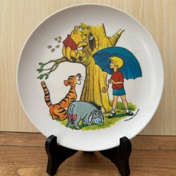 Vintage Winnie The Pooh Plastic Plate (OA)