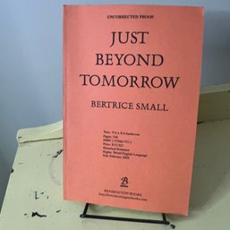 'Just Beyond Tomorrow' Uncorrected Proof Paperback - Author's Personal Copy