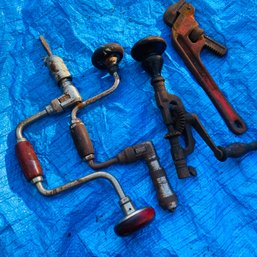 Vintage Hand Tools, Wrench & Brace Drills (Pod)