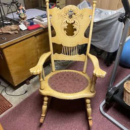 Vintage Rocking Chair (Basement)