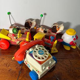 Assorted Mostly Vintage Fisher Price Toys (KH)