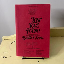 'Love Lost Found' Uncorrected Proof Paperback - Author's Personal Copy